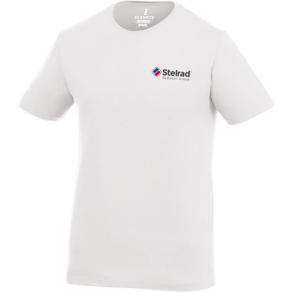 Stelrad branded white cotton t-shirt loyalty reward